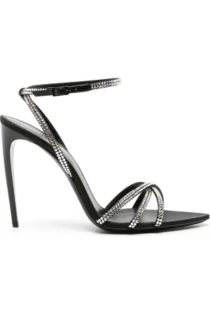 Saint Laurent Ava 105mm rhinestone-embellished sandals