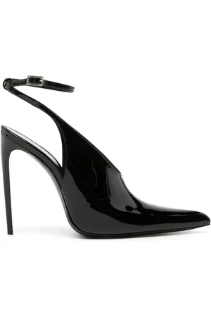 Saint Laurent Kendall 110mm patent-finish pumps