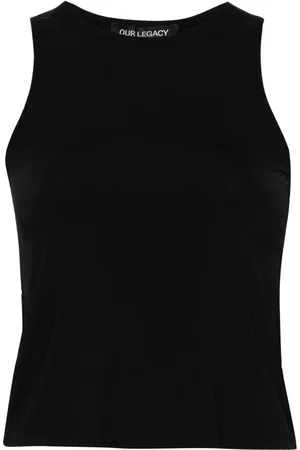 OUR LEGACY Wave cropped tank top