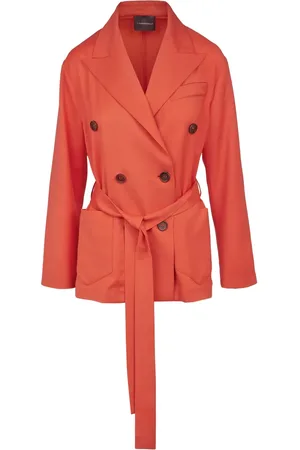 LORENA ANTONIAZZI Double-breasted wool blazer