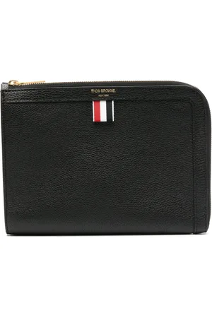 Thom Browne Mini pebbled leather Gusset Folio