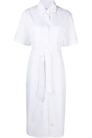 Thom Browne Cotton midi shirt dress