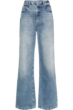 Patrizia Pepe Fly-rivet straight-leg jeans