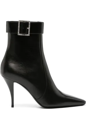 Saint Laurent Claude 90mm leather boots
