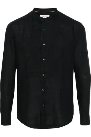 Tintoria Mattei Pintuck-detail linen shirt