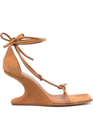 Rick Owens Cantilever 90mm strappy suede sandals