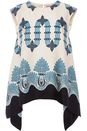 La DoubleJ San Carlo silk top