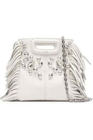 Maje Mini M diamante tote bag