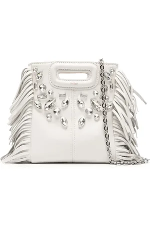 Maje Mini M diamante tote bag