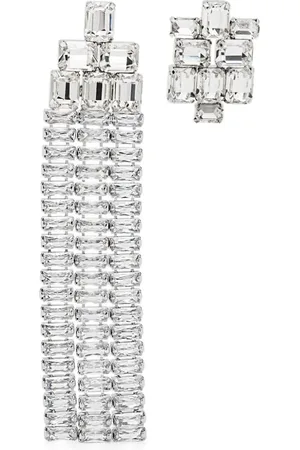 Maje Cascade diamanté earrings