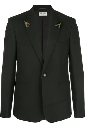 Saint Laurent Beaded fitted blazer