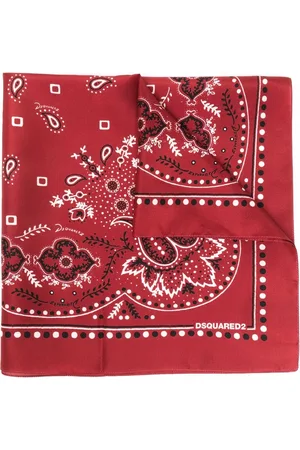 Dsquared2 Paisley-print bandana scarf