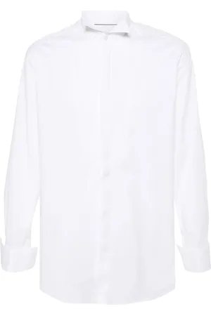 Tintoria Mattei Pintuck-detail buttoned shirt