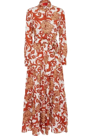 La DoubleJ Bellini botanical-print cotton dress