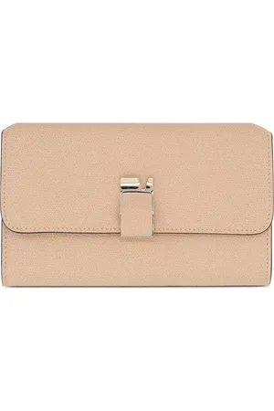 VALEXTRA NoLo pebble-texture leather clutch bag