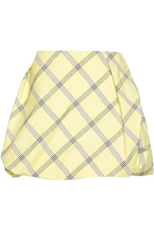 Msgm Check-pattern skirt