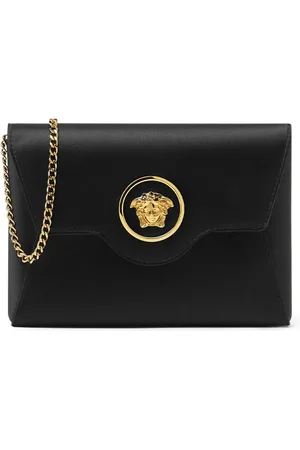 VERSACE La Medusa envelope clutch bag