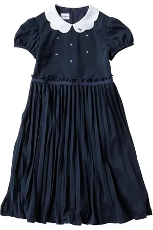 Familiar Embroidered motif short sleeve dress