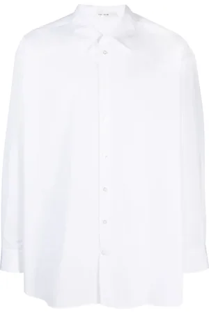 The Row Lukre long-sleeve cotton shirt