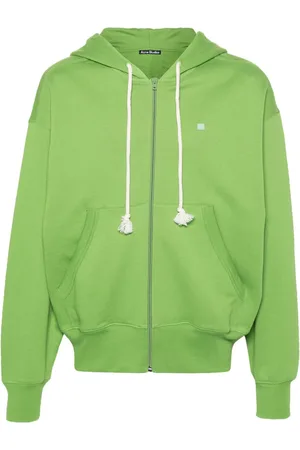 Acne Studios Organic cotton zip-up hoodie