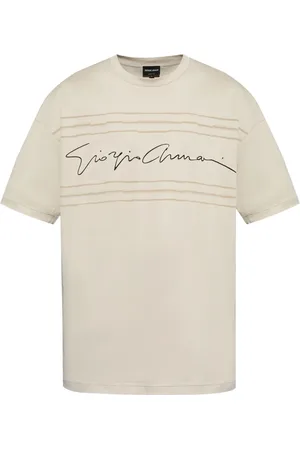 Giorgio Armani Logo-print cotton t-shirt