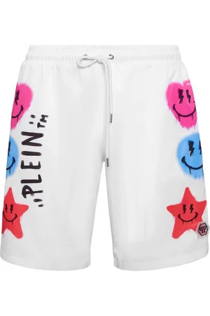 Philipp Plein Graphic-print swim shorts