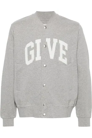 Givenchy Mélange-effect cotton track jacket