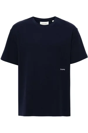 Frame Logo-embroidered piqué T-shirt