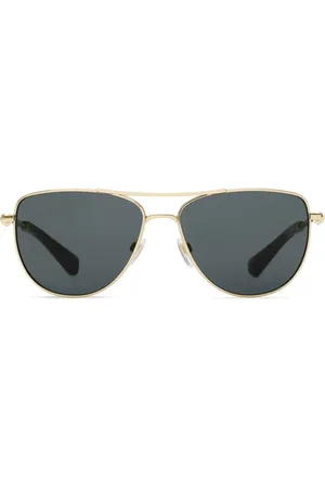 Burberry Tortoiseshell-effect navigator-frame sunglasses