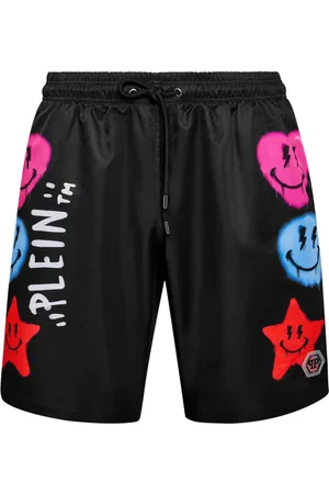 Philipp Plein Graphic-print swim shorts