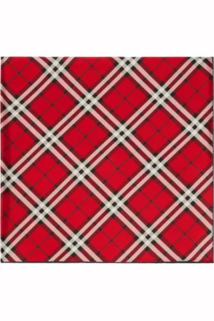 Burberry Checked silk scarf