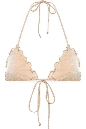 MC2 SAINT BARTH Sagittarius lurex bikini top
