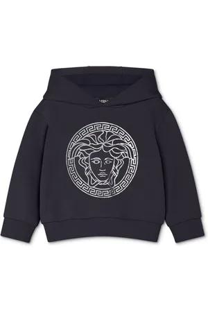 VERSACE Medusa-print cotton hoodie