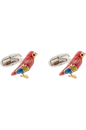 Paul Smith Bird enamel cufflinks