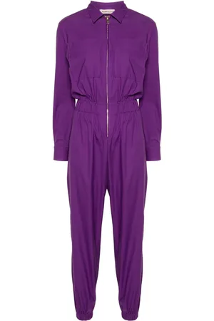 Paradised Robin Pleated Jumpsuit good in Lilac Purple Large Womens