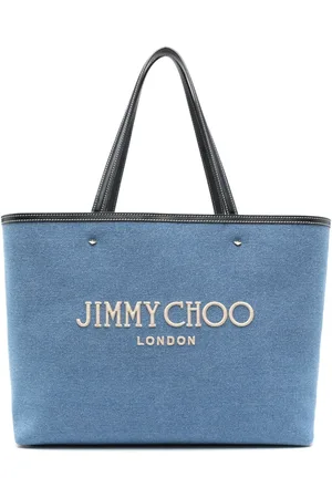 Jimmy Choo Marlis denim tote bag