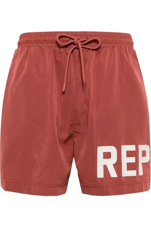 Represent Logo-print swim shorts