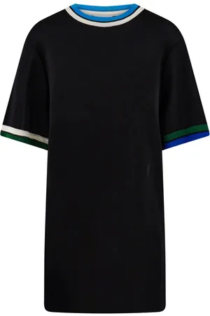 Salvatore Ferragamo Contrasting-trim knitted top