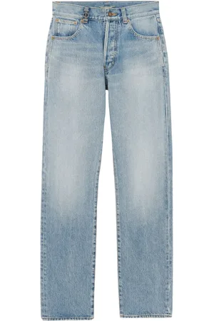Saint Laurent Mid-rise straight-leg jeans
