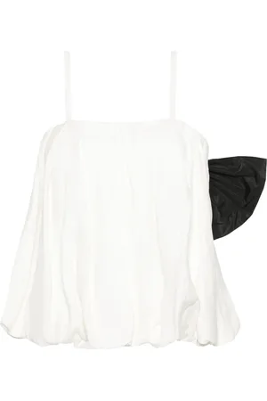 Maje Bow-detail strappy top