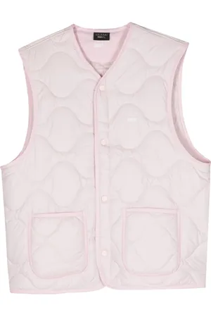 JOSHUA SANDERS Smiley face-print quilted vest