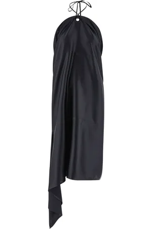 Salvatore Ferragamo Asymmetric satin dress