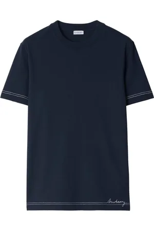 Burberry Contrast-stitching cotton T-shirt