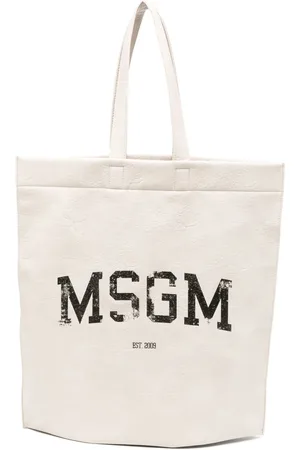 Msgm Logo-print tote bag
