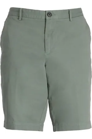 HUGO BOSS Mid-rise cotton chino shorts