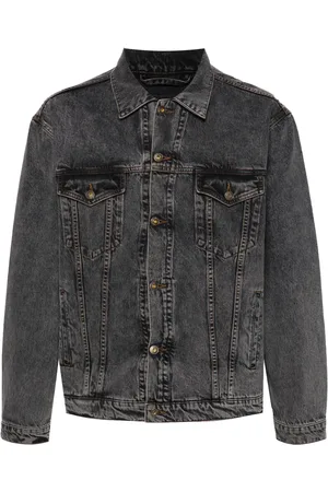 Y / PROJECT Logo-patch denim jacket
