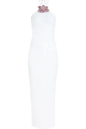 Retrofete Jessie rhinestone halterneck dress