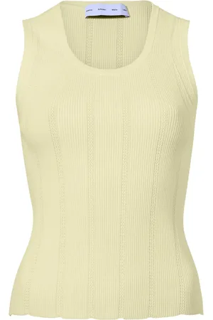 Proenza Schouler Perry compact pointelle rib knitted top