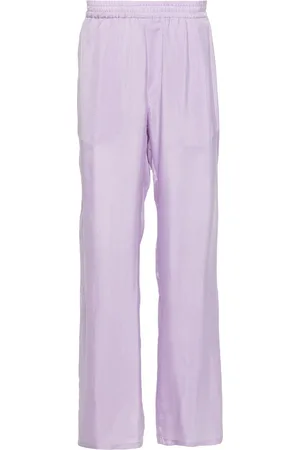 Msgm Elasticated-waist straight-leg trousers