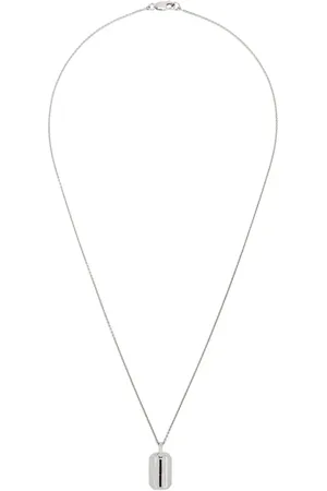 Missoma Onyx black tag-pendant necklace